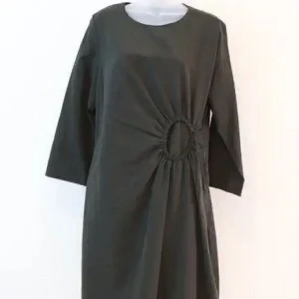 COS OLIVE GREEN DRESS
